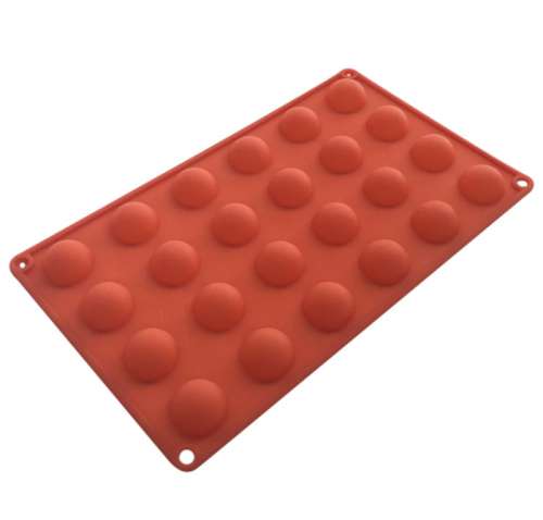 Silicone Hemisphere Mould - 24 Cup - Click Image to Close